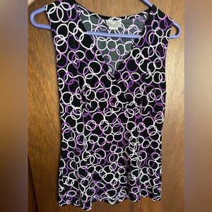 Tailor B Moss Vintage Circle Babydoll Top Size Small